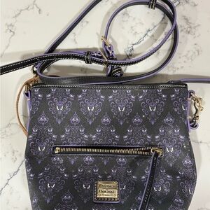Dooney & Bourke Crossbody Bag in Purple and Black